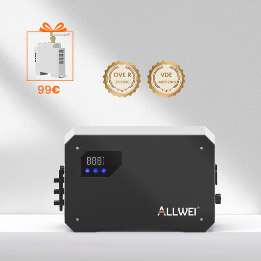 ALLWEI BM1600 Balkonkraftwerk,Save up to €1,314 on your electricity bill every year.