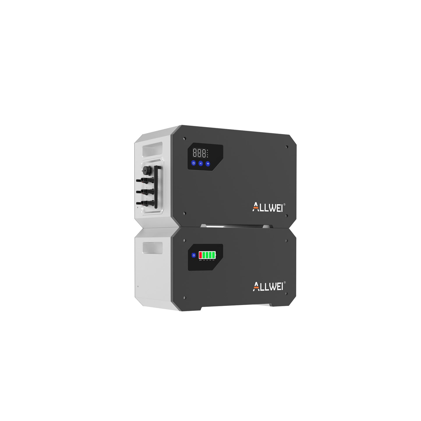 Central eléctrica para balcón ALLWEI BM1600 + 1* paquete de baterías B160 de hasta 3200 Wh