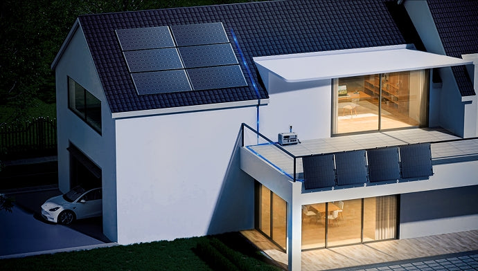 ALLWEI Balkonkraftwerk – Solaranlage mit Speicher für Zuhause