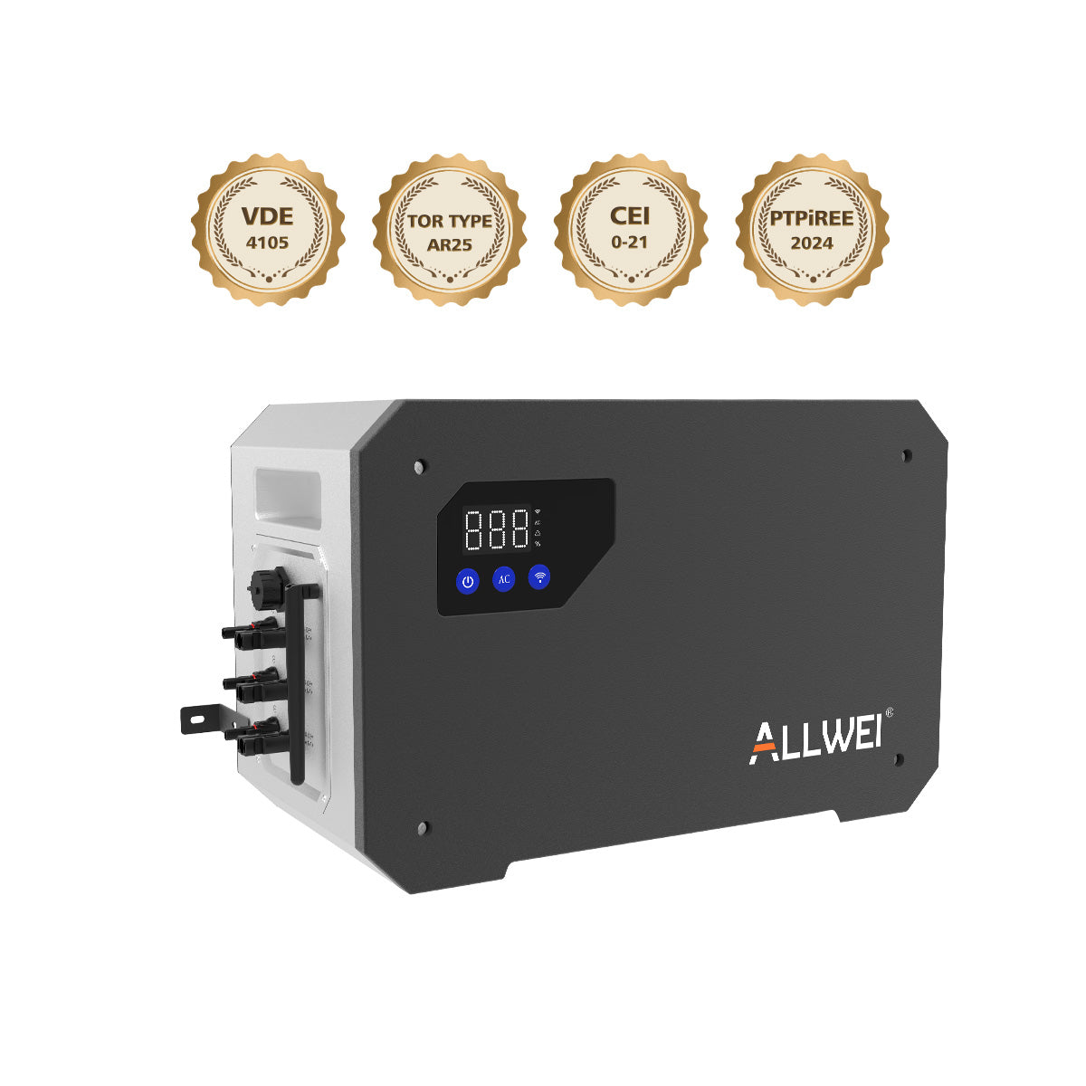 Central eléctrica para balcón ALLWEI BM1600 + batería de extensión B160