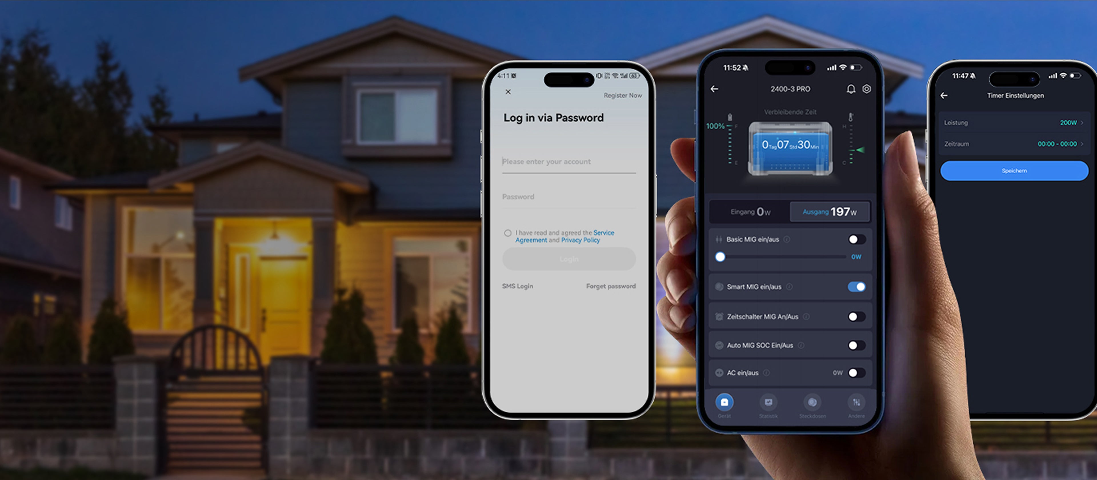 ALLWEI Balkonkraftwerk – Solaranlage mit Speicher für Zuhause