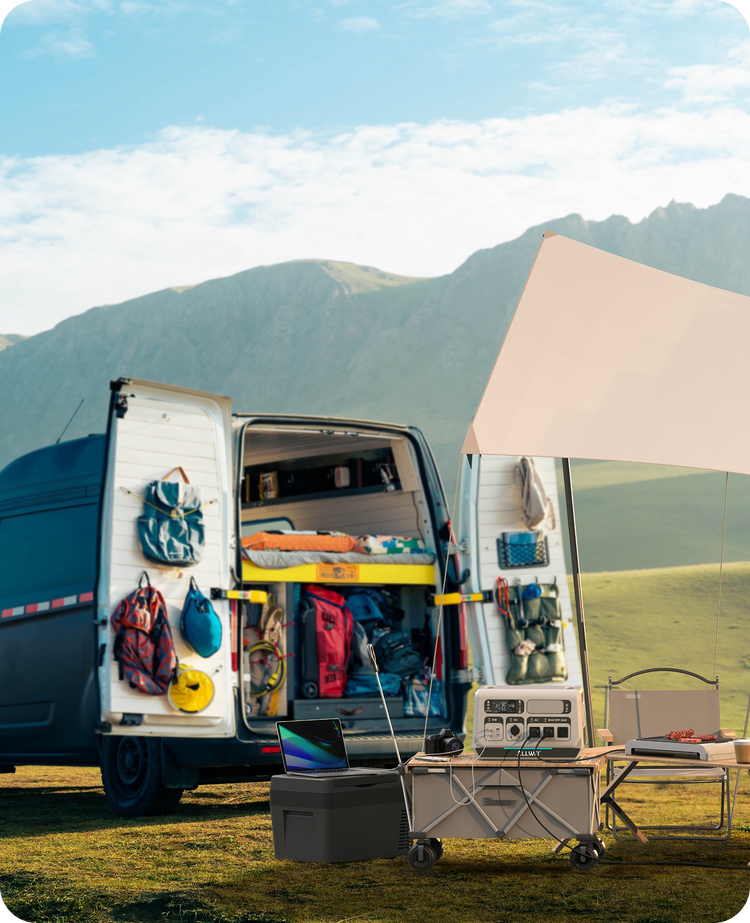 ALLWEI Balkonkraftwerk – Solaranlage mit Speicher für Zuhause