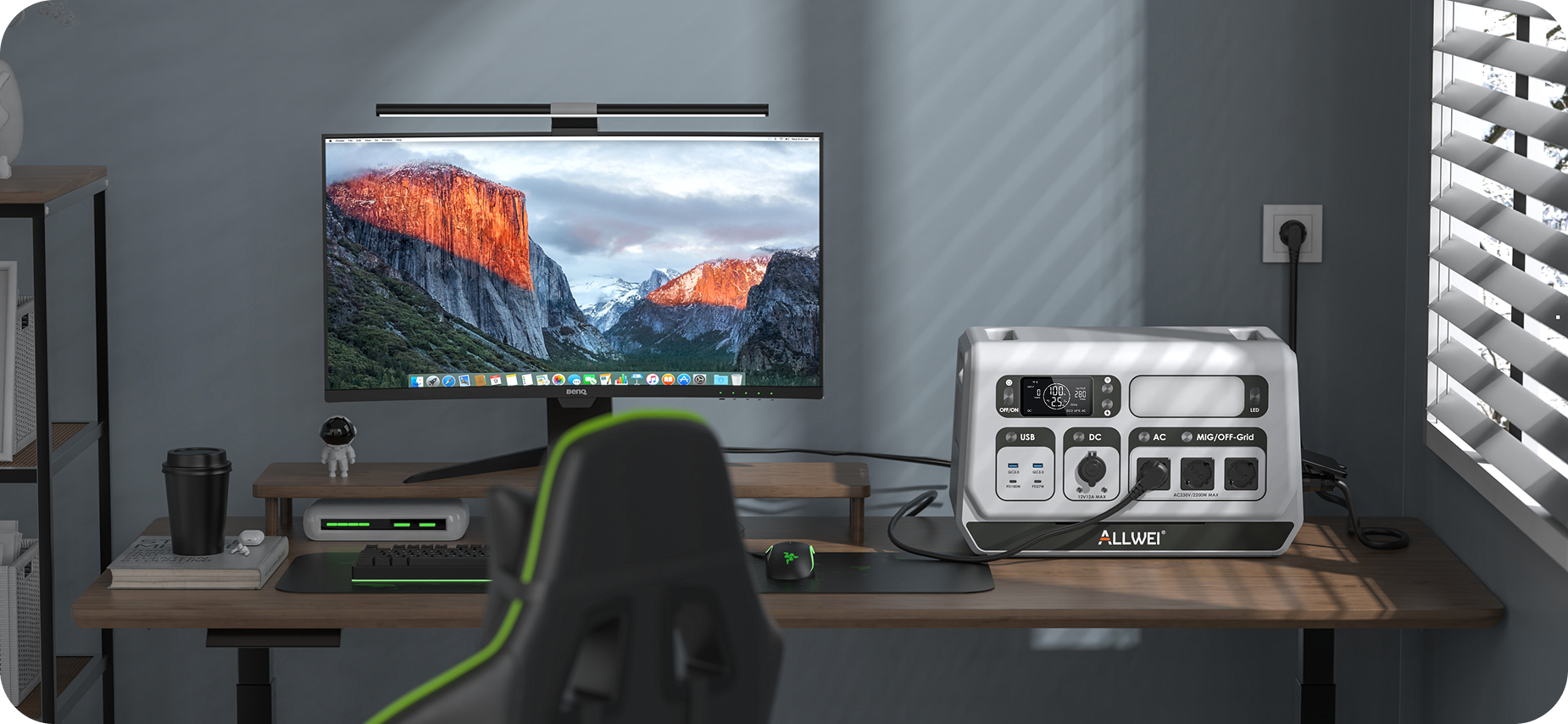 ALLWEI Balkonkraftwerk – Solaranlage mit Speicher für Zuhause