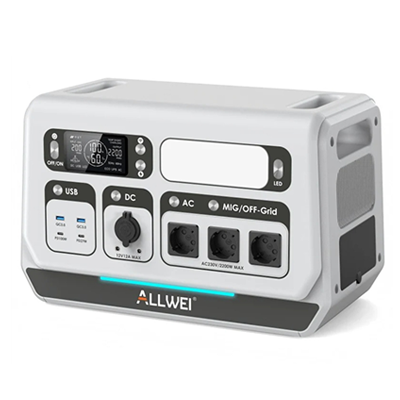 ALLWEI Balkonkraftwerk – Solaranlage mit Speicher für Zuhause