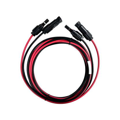 Cable solar ALLWEI 2 x 3 metros 6 mm² con conector solar