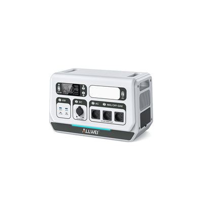 ALLWEI PPS2400Pro BalkonKraftwerk 2200 W bidirektionaler Wechselrichter 2048 Wh, erweiterbar auf 10,24 kWh
