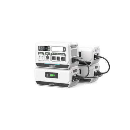 ALLWEI PPS2400 Pro Balcony Power Station + Expandable Battery Pack Maximum Expansion up to 10,240 Wh