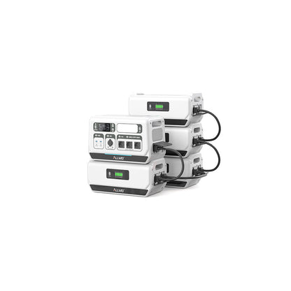 ALLWEI PPS2400 Pro Balkonkraftwerk + 4* B200 PRO Akkupack bis 10kWh