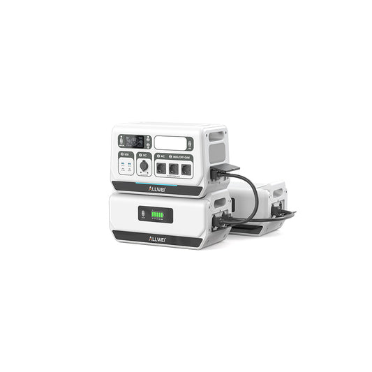 ALLWEI PPS2400 Pro Balkonkraftwerk + 2* B200 PRO Akkupack bis 6kWh