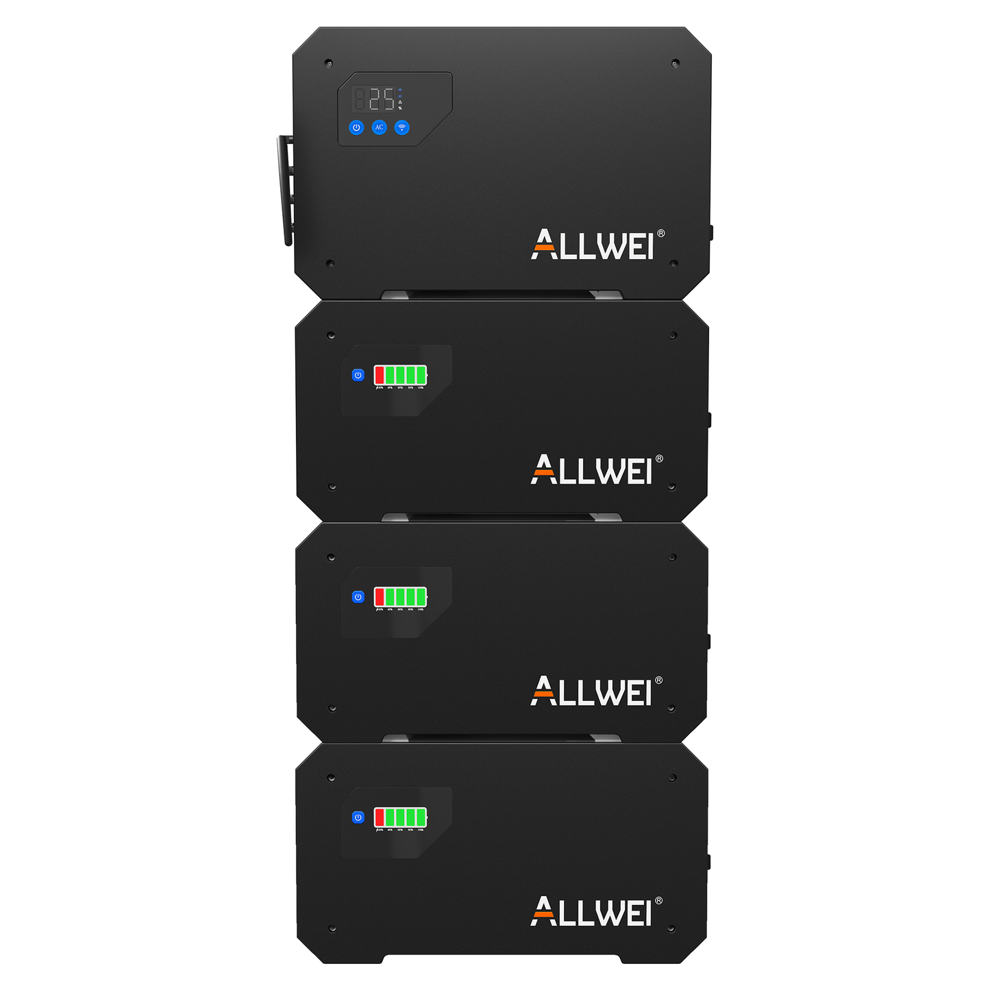 Central eléctrica para balcón ALLWEI BM1600 + paquete de baterías 3* B160 de hasta 6400 Wh