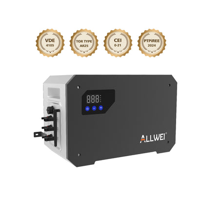 Central eléctrica para balcón ALLWEI BM1600 + batería de extensión B160 