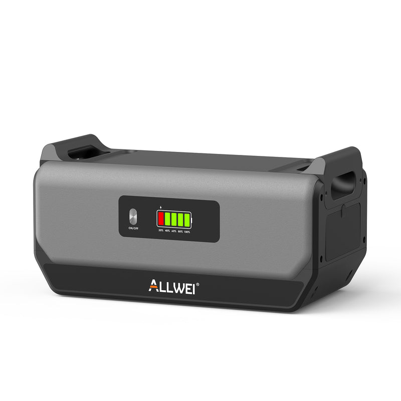 ALLWEI B200-2 Pro Erweiterungsbatterie für PPS2400 Pro Powerstation