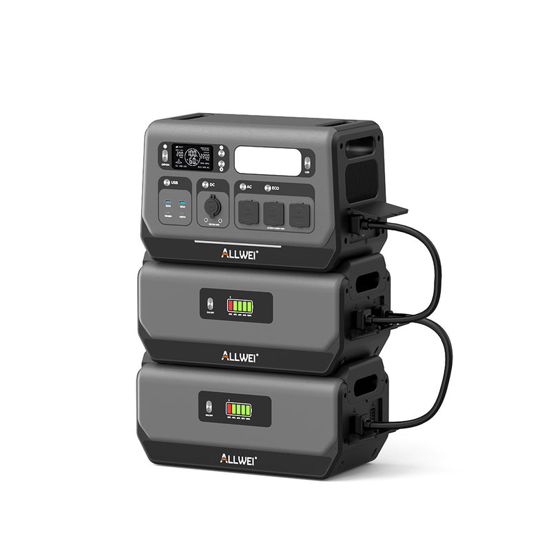 ALLWEI PPS2400Pro Powerstation mit Speicher | 2200W 2048Wh