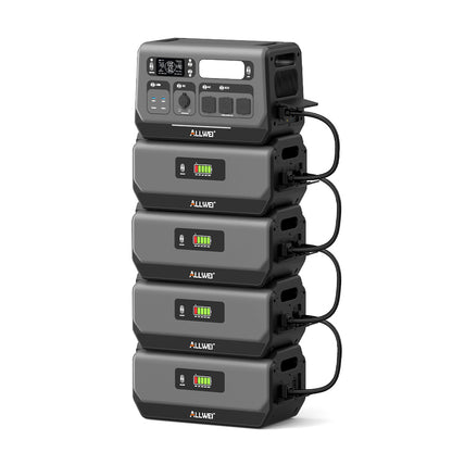 ALLWEI PPS2400Pro BalkonKraftwerk 2200W bidirektionaler Wechselrichter 2048 Wh, erweiterbar auf 10,24 kWh