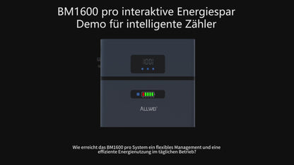 ALLWEI BM1600Pro Balkonkraftwerk,Save up to €2232 on your electricity bill every year.